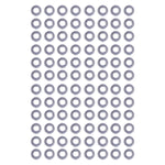 150Pcs Flat Washers Assortment Kit A2‑70 Stainless Steel Bolts Washer Replacement DIN125M3