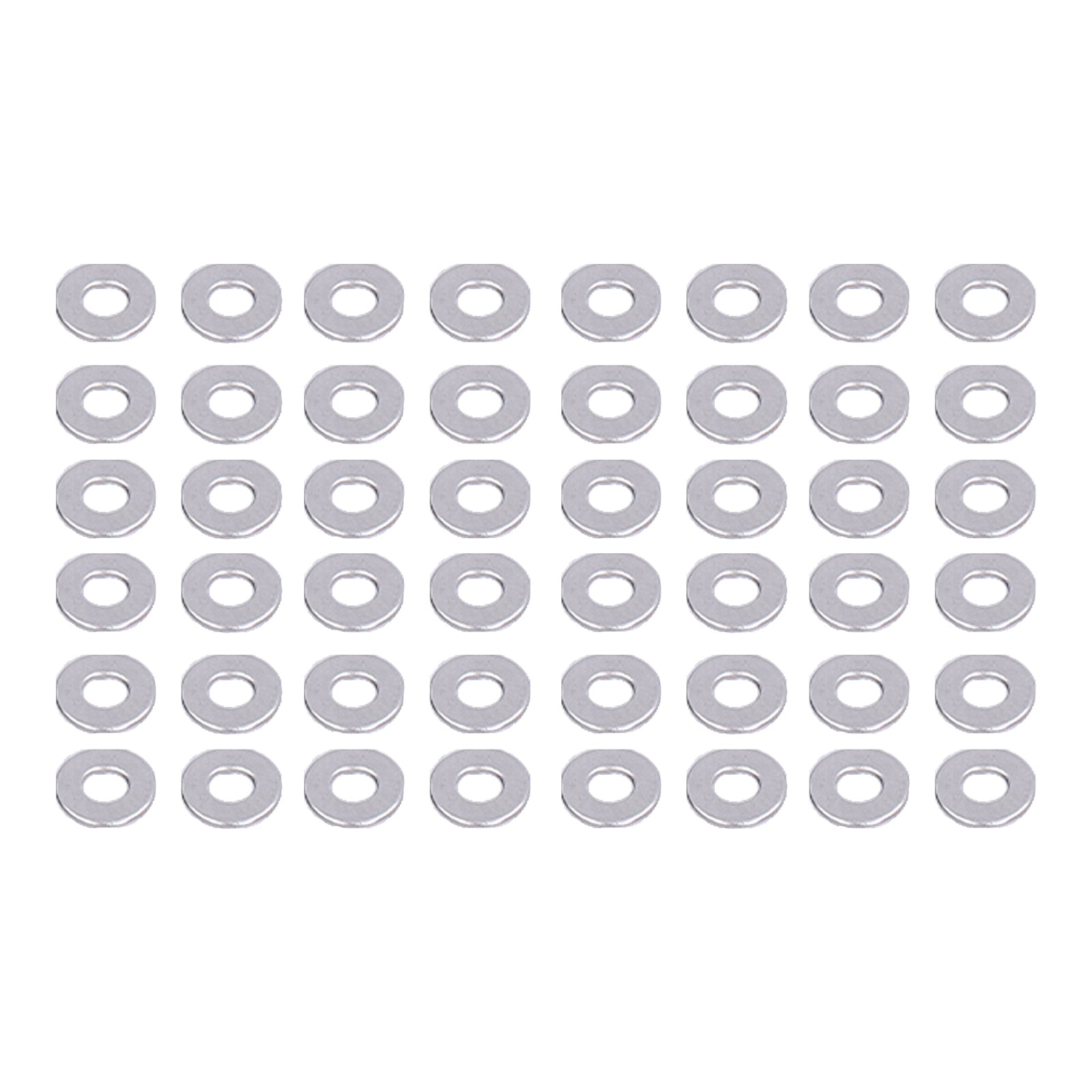 150Pcs Flat Washers Assortment Kit A2‑70 Stainless Steel Bolts Washer Replacement DIN125M3