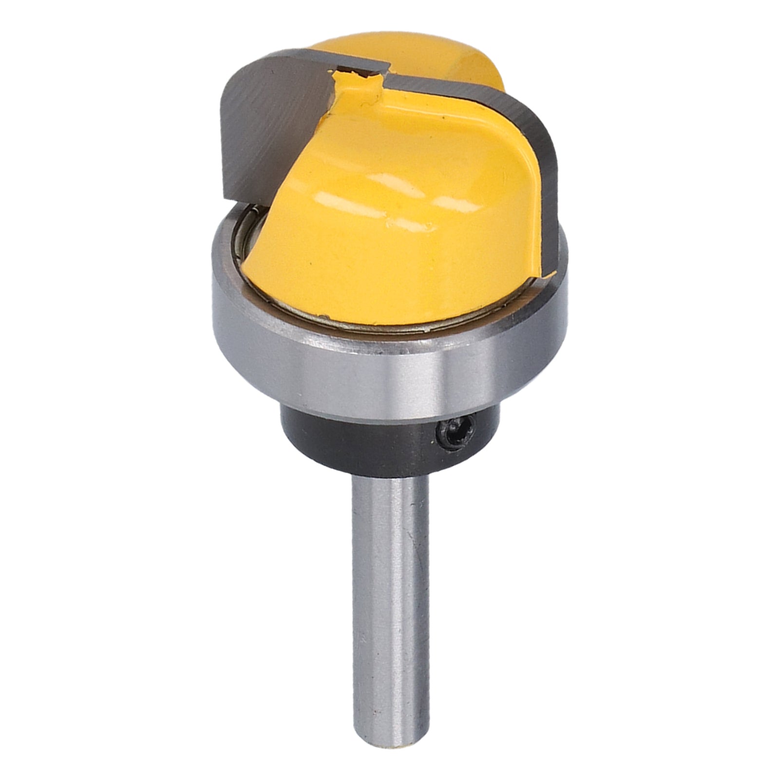 Round Nose Bit Core Box Bowl Tray Template Dish Carving Router Cutter with Bearing 1/4in Shank1‑1/8in