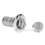 38mm Water Injection Port 316 Stainless Steel Boat Refueling Port Marine Filler AccessoriesFUEL