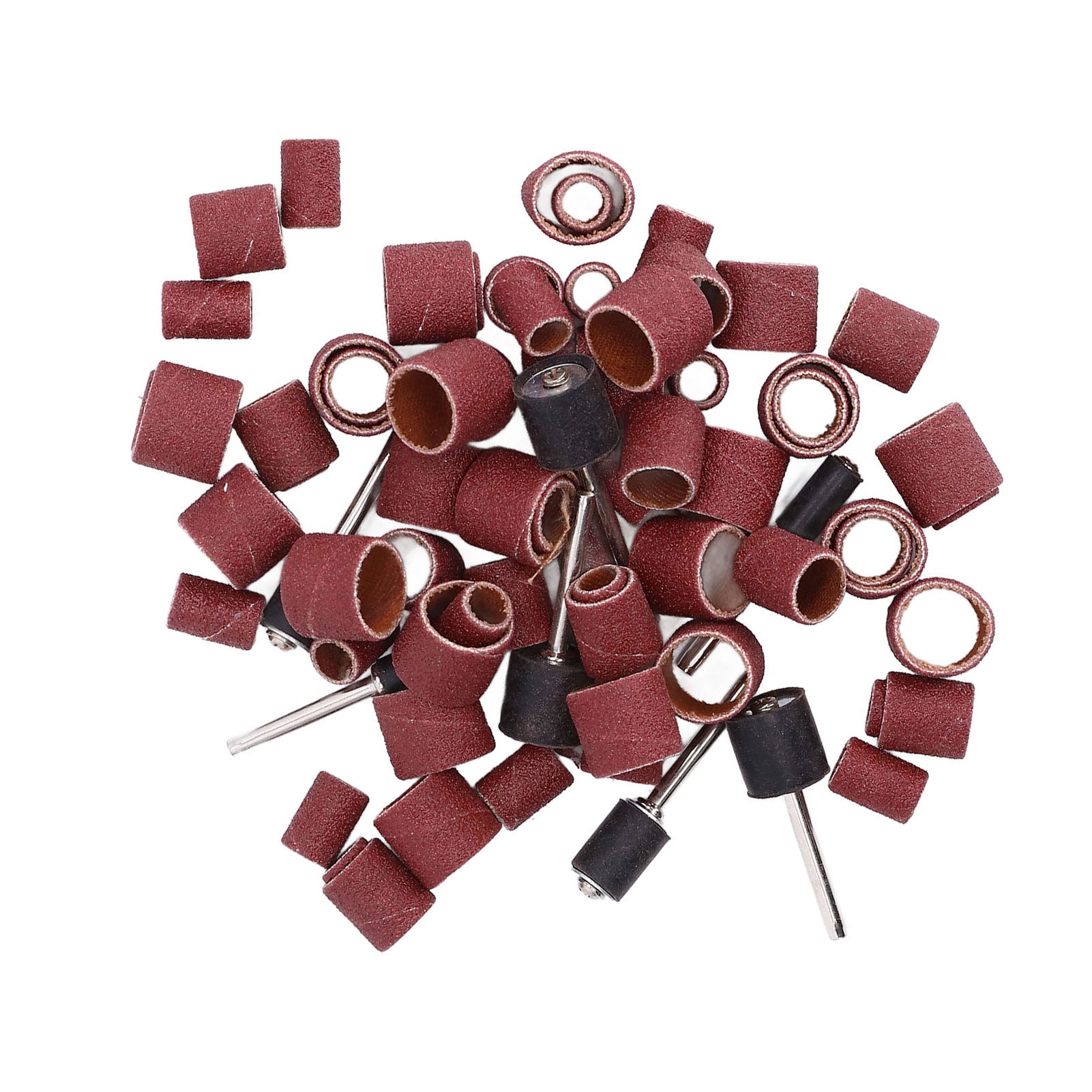 Sanding Drum Set Sturdy Durable Professional Sander Drum Kit for Electric Grinders Handheld Grinding Machines