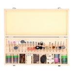 228Pcs Rotary Tool Accessory Kit Small Size High Efficiency Sanding Polishing Tools with 3mm Diameter Shank