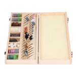 228Pcs Rotary Tool Accessory Kit Small Size High Efficiency Sanding Polishing Tools with 3mm Diameter Shank