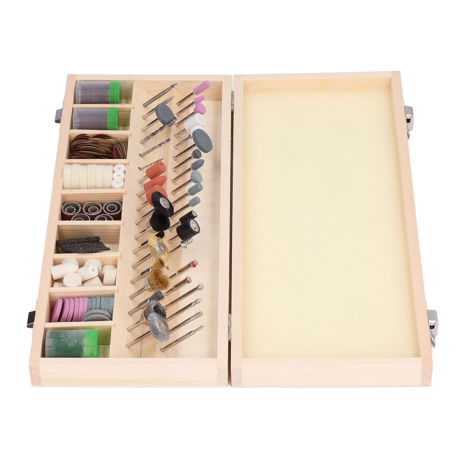 228Pcs Rotary Tool Accessory Kit Small Size High Efficiency Sanding Polishing Tools with 3mm Diameter Shank