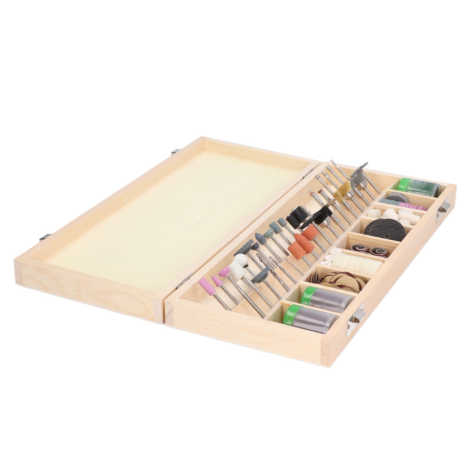 228Pcs Rotary Tool Accessory Kit Small Size High Efficiency Sanding Polishing Tools with 3mm Diameter Shank