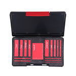 15pcs Setup Blocks Laser Engraved Size Aluminum Alloy High Strength Height Gauge Set for WoodworkingRed