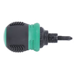 Ratchet Screwdriver Mini Magnetic Cross Head Slotted 2 in 1 Chrome Vanadium Steel Hardware Green