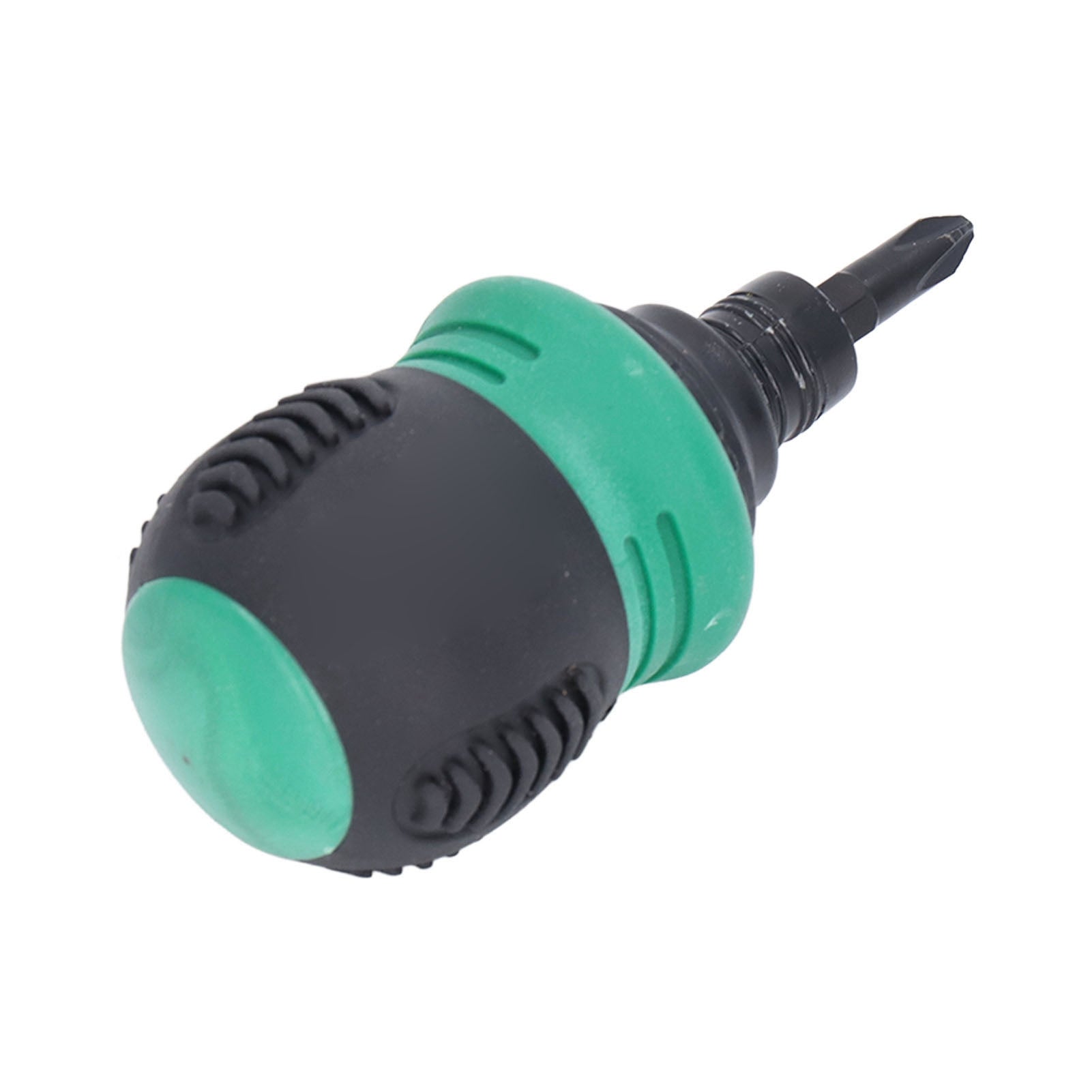 Ratchet Screwdriver Mini Magnetic Cross Head Slotted 2 in 1 Chrome Vanadium Steel Hardware Green