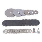 32PCS Cutting Blade Emery Grinding Blade HSS Wheel Wood Woodworking Double Mesh Grinding Wheel Set