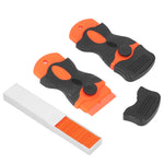 Single Edge Scraper Tool Set Plastic Scraper Blade Replacement for Home Caulking Removing Glue