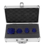 Diamond Hole Saw Kit Drill Brazed Core Bits 35 40 50 68mm M14 Thread for Glass Ceramic Granite