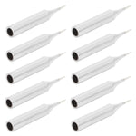 10 Pcs Solder Iron Tip Replacement Solder Station Soldering Iron Tool Universal Internal Heating Soldering Tip I Type(Pointed Head)