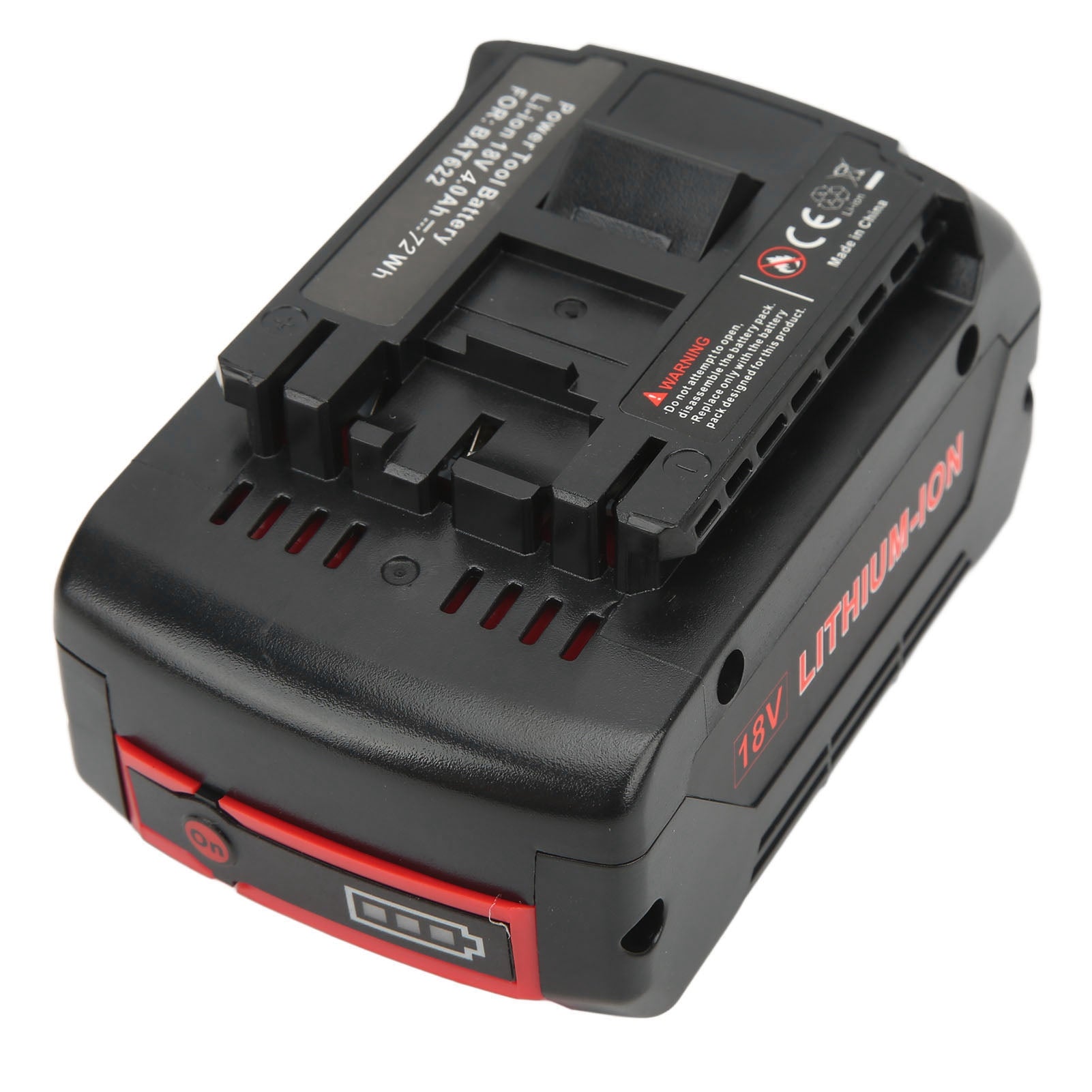 18V Replacement Lithium Ion Battery Cordless Power Tool Battery with LED Indicator for Bosch