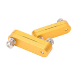 2PCS Ruler Limit Block Aluminum Alloy Accurate Adjustable Thickness Ruler Stop Fence for Woodworking