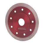 Super Thin Saw Blade Red Diamond 65 Manganese Alloy Steel Incisive Porcelain Saw Blade for Granite 4.5in