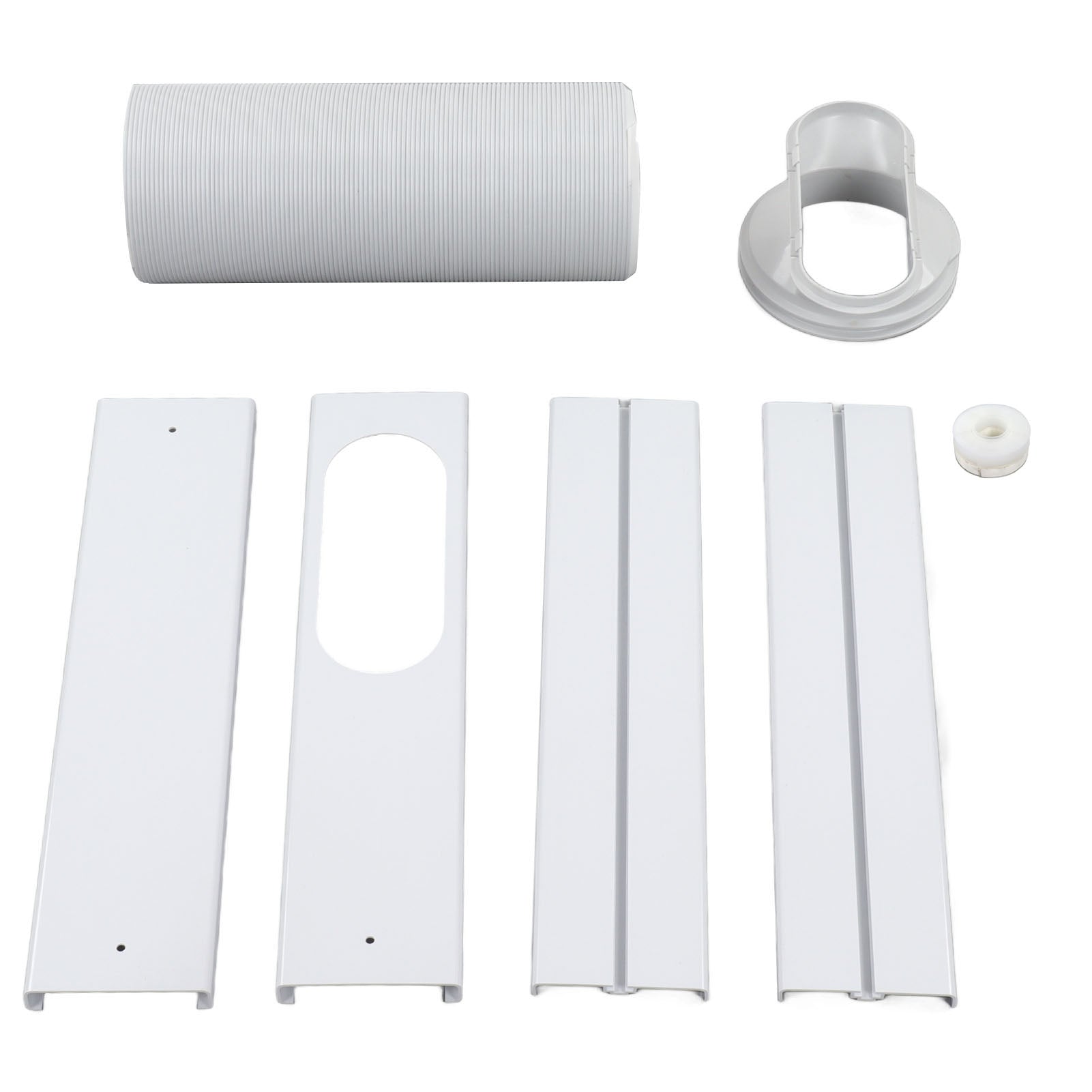 Air Conditioner Window Vent Kit Plate Universal Adapter Hose Portable AC Window Sealing Set for 150mm 130mm Hose