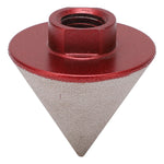 Diamond Beveling Chamfer Bit 60 Degree 80 Grits 48mm Cutter Drill Tool for Ceramic Marble 5/8-11in