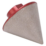 Diamond Beveling Chamfer Bit 60 Degree 80 Grits 48mm Cutter Drill Tool for Ceramic Marble 5/8-11in