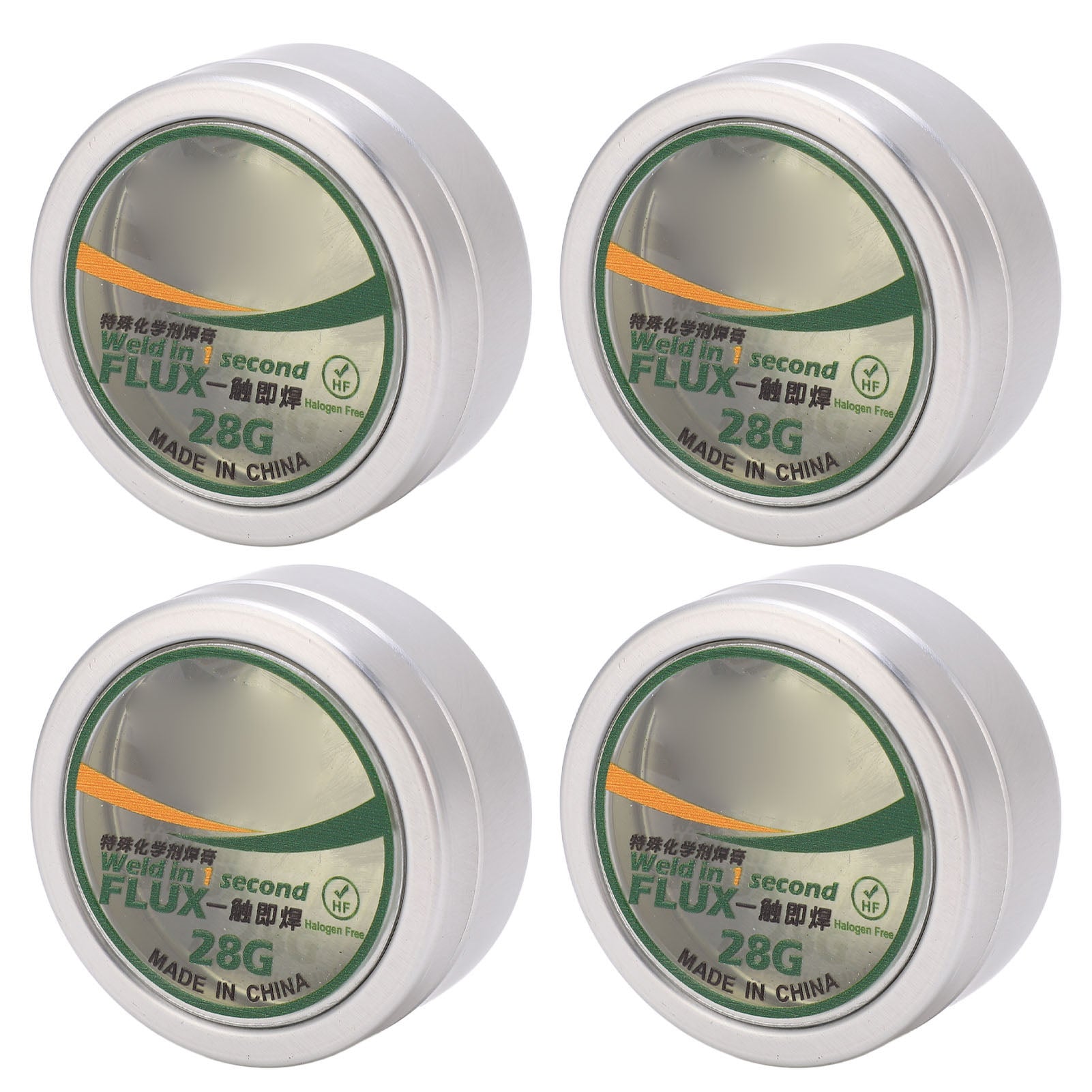 4 Pcs Soldering Tip Refresher Clean Paste Efficient Cleaning Deoxidizing Soldering Iron Tip Tin Paste 28g