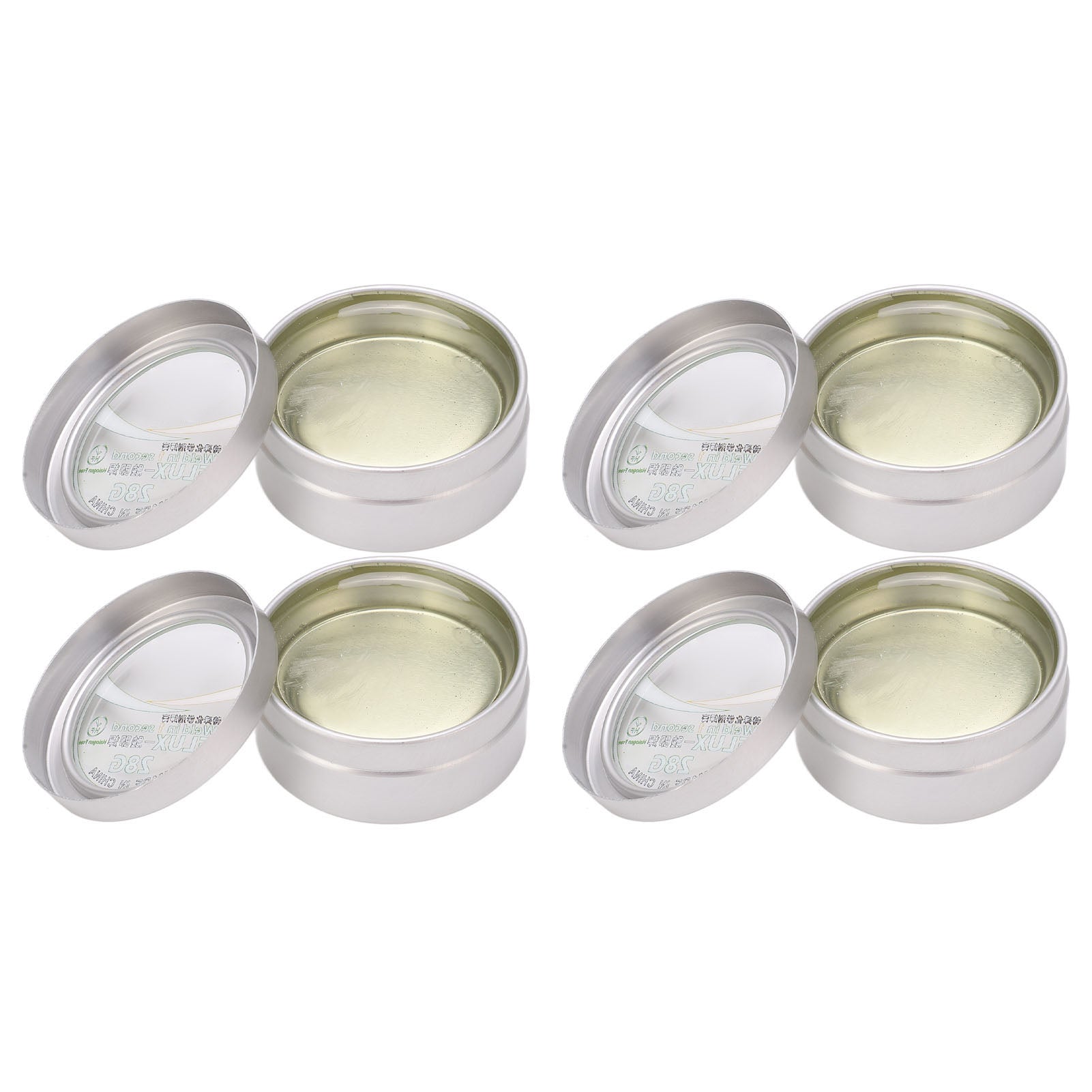 4 Pcs Soldering Tip Refresher Clean Paste Efficient Cleaning Deoxidizing Soldering Iron Tip Tin Paste 28g