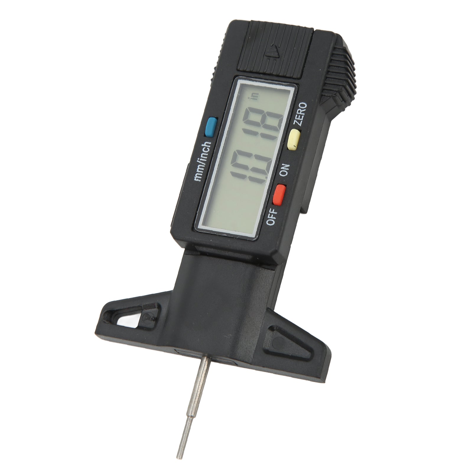 Digital Tread Depth Gauge 0 to 25mm Range LCD Display Accurate Universal Tire Tread Depth Measuring Tool