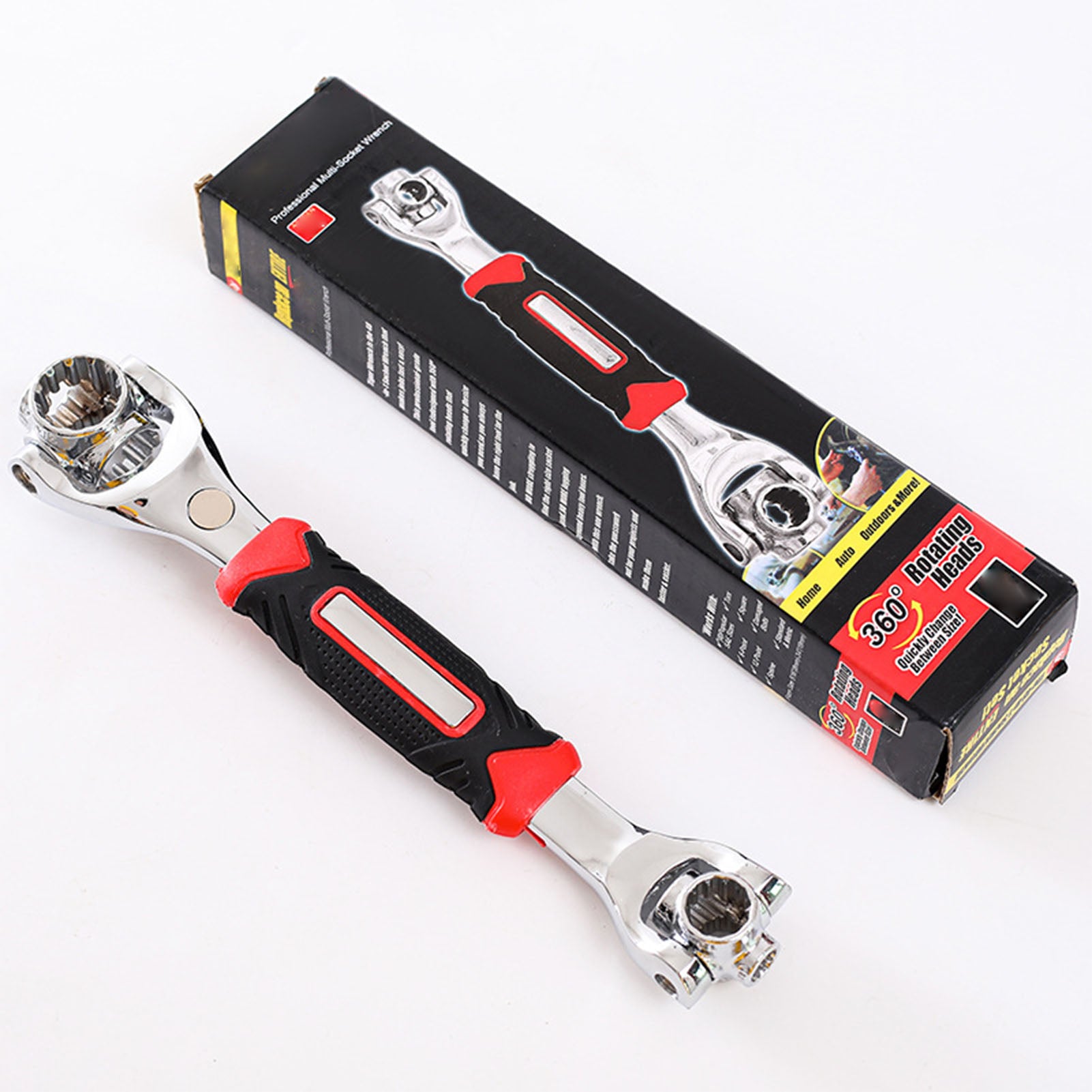 48 in 1 Socket Wrench 360° Rotating Head Multifunctional Socket Wrench Spanner for Maintenance