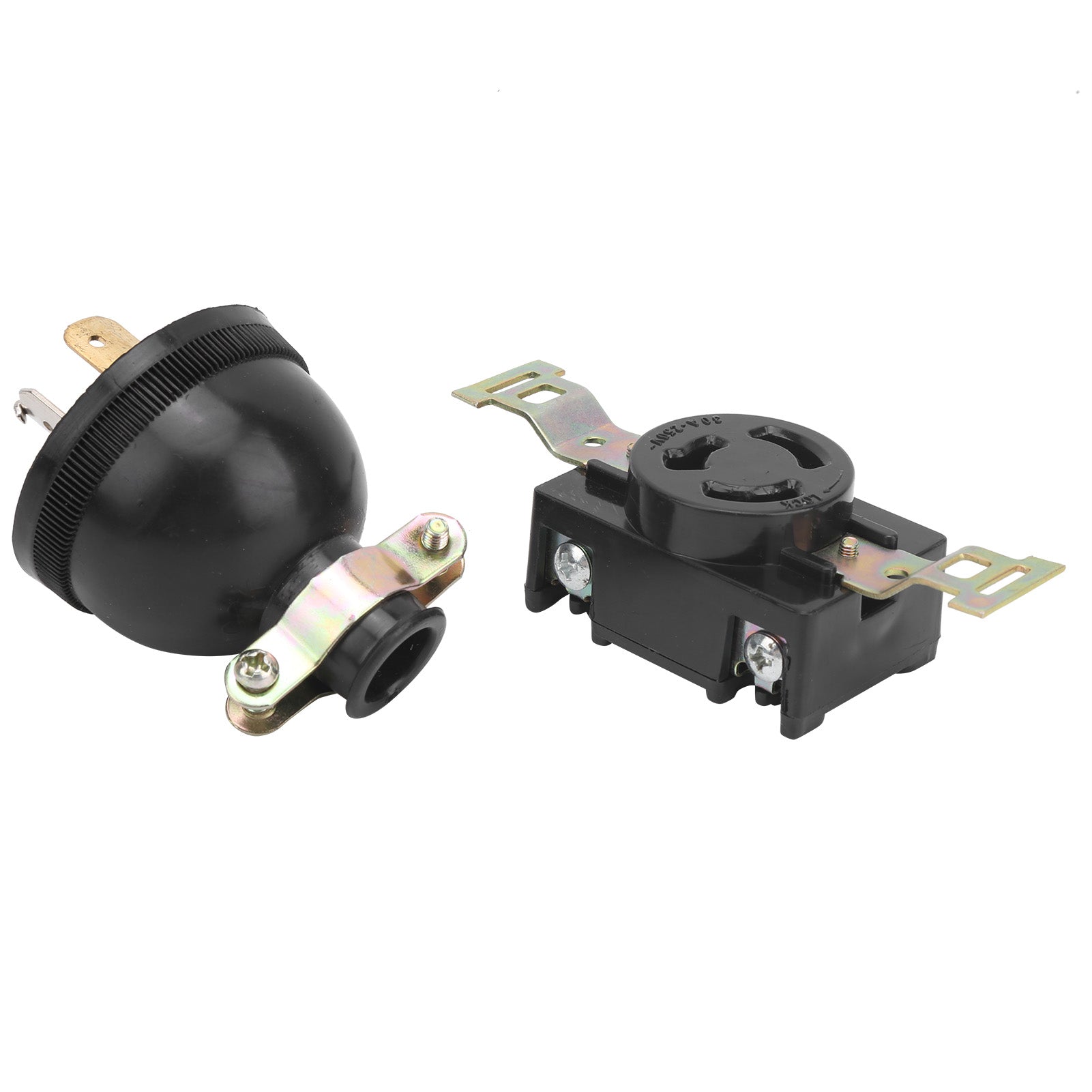 Generator 3-Hole Socket Plug SinglePhase Copper Diesel Engine Accessories 3/5/6.5/8KW AC220V