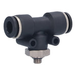 10pcs Pneumatic Tube Fitting Durable PVC External Thread Connection Accessories for Automation Equipment04-01C