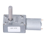 Worm Gear Motor Silent Durable Wearproof Rustproof High Thermal Conductivity Low Corrosion Resistant Low Speed Gear ReducerDC6V 23RPM