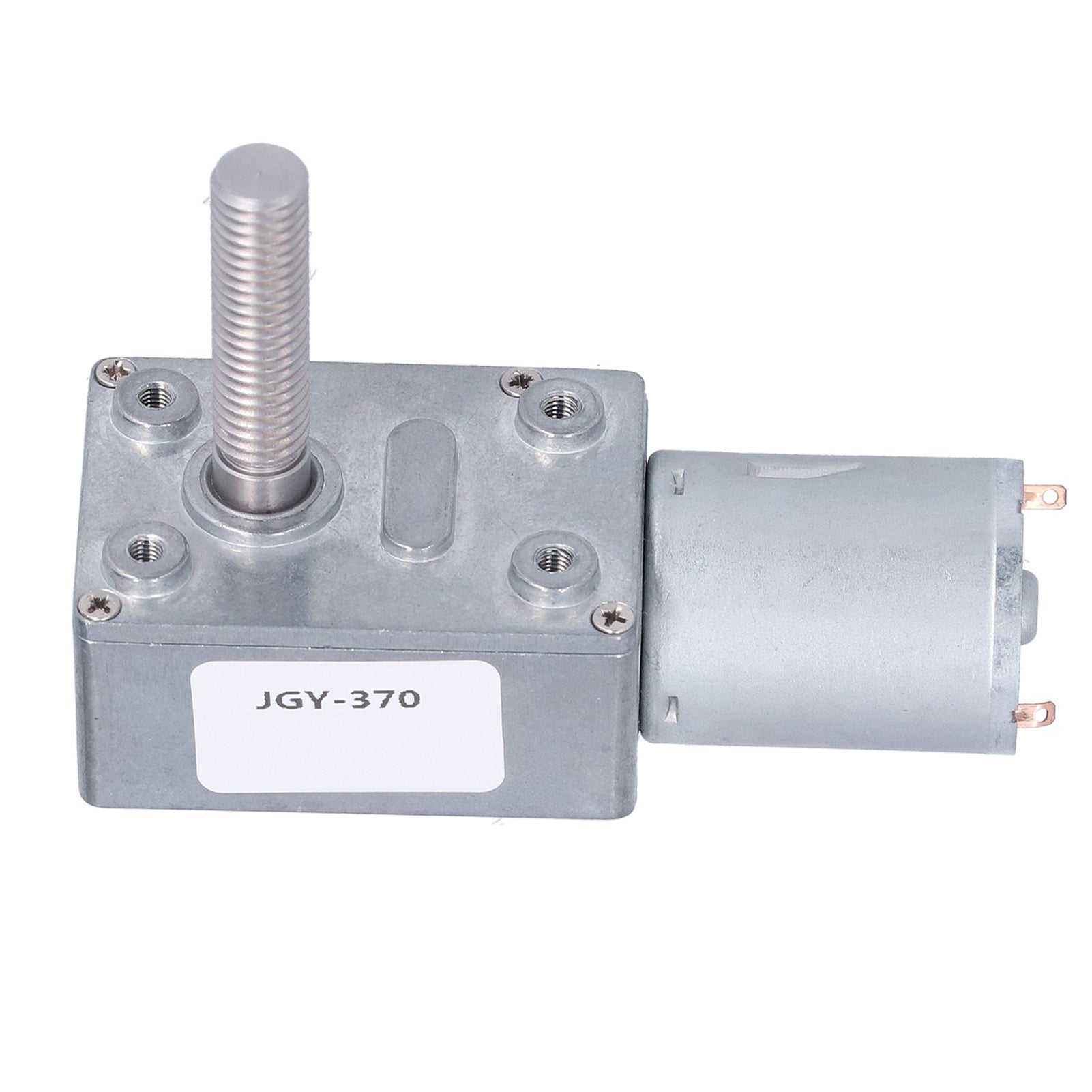 Worm Gear Motor Silent Durable Wearproof Rustproof High Thermal Conductivity Low Corrosion Resistant Low Speed Gear ReducerDC6V 23RPM