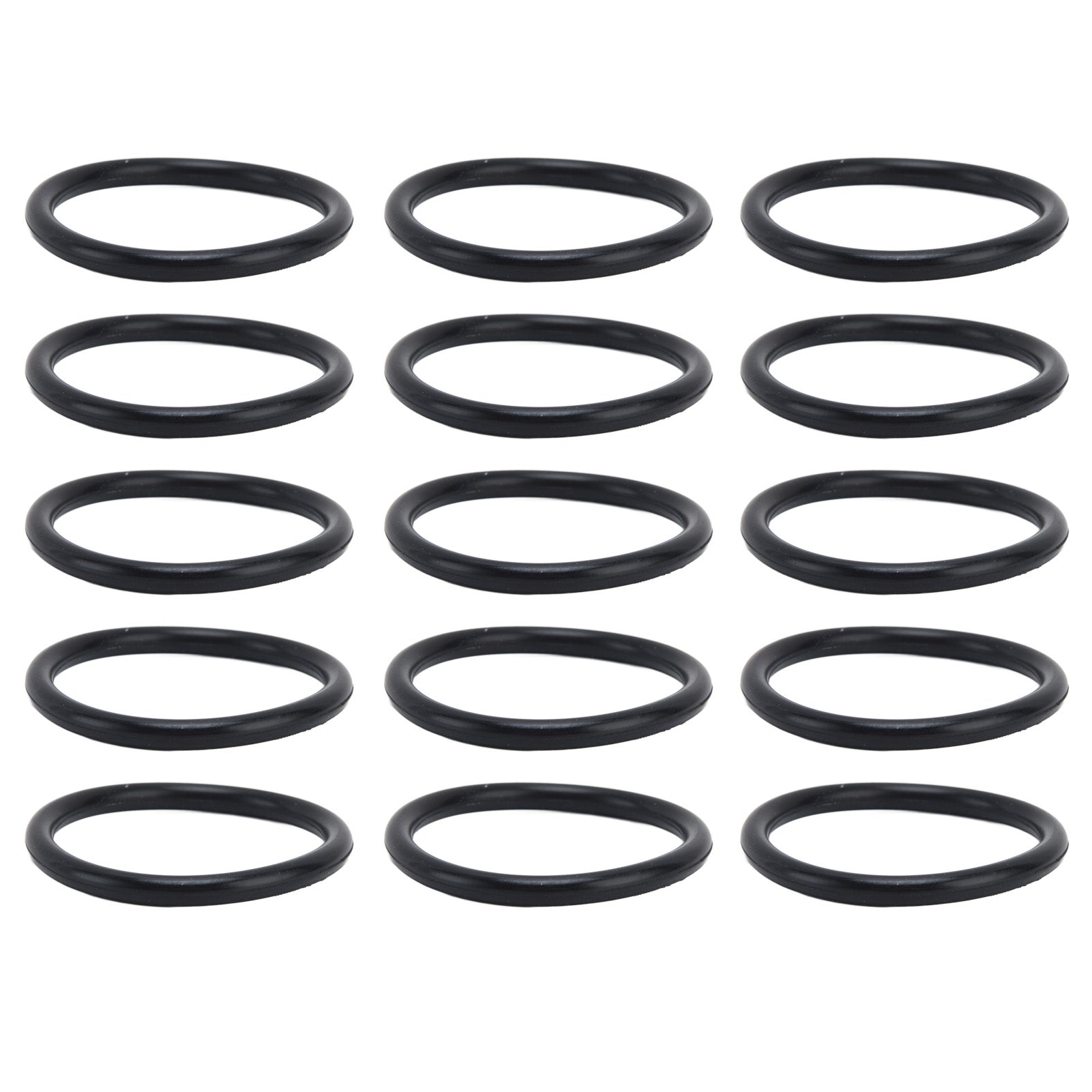 15Pcs Round Rubber Motor Belt Nitrile Rubber O Rings 5mm Diameter for Mechanical Equipment Transmission Parts5405-0005-0214