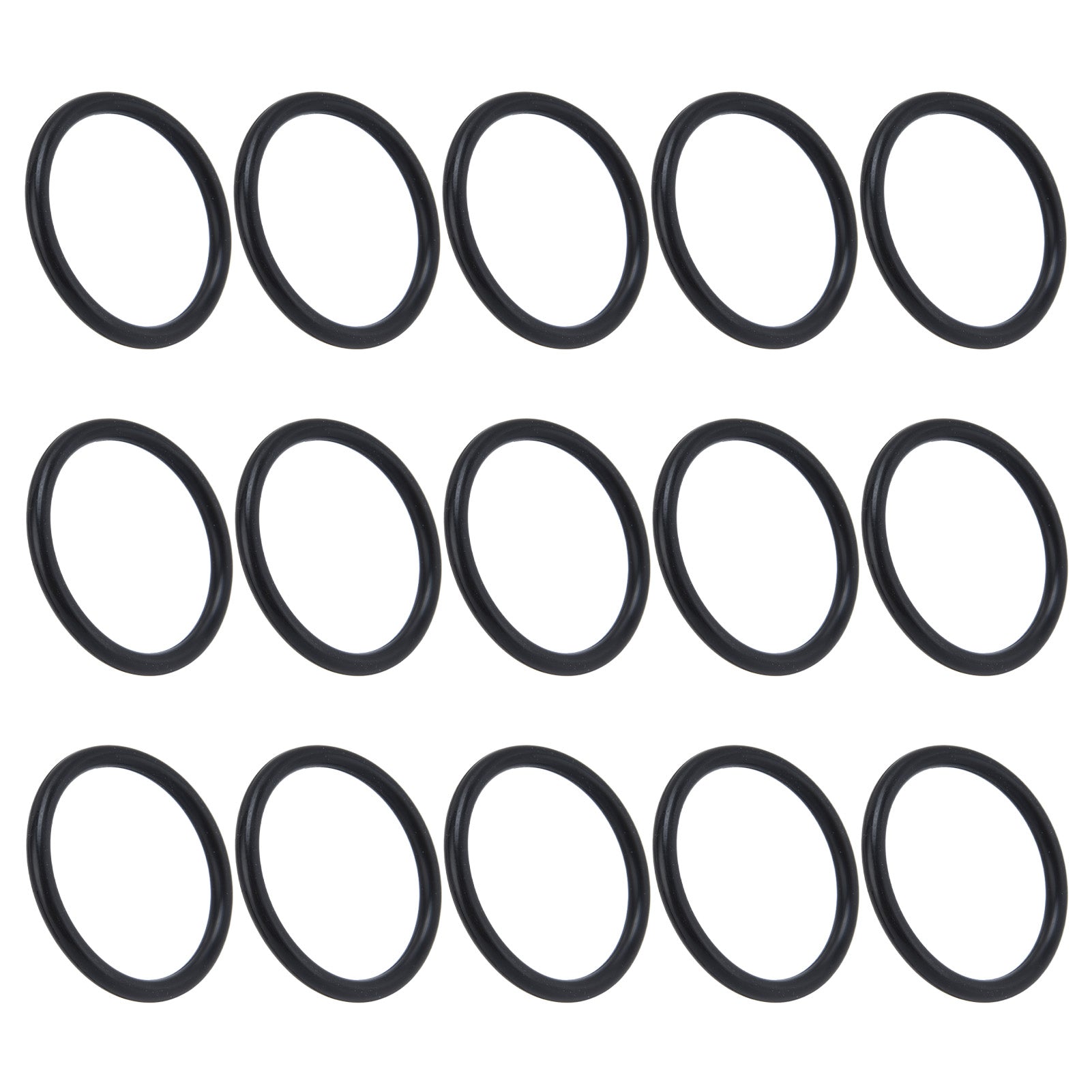 15Pcs Round Rubber Motor Belt Nitrile Rubber O Rings 5mm Diameter for Mechanical Equipment Transmission Parts5405-0005-0214