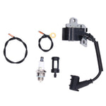 Chainsaw Engine Ignition Coils Spark Plug Kit 0000 400 1300 Replacement for Sthil 024 026 028