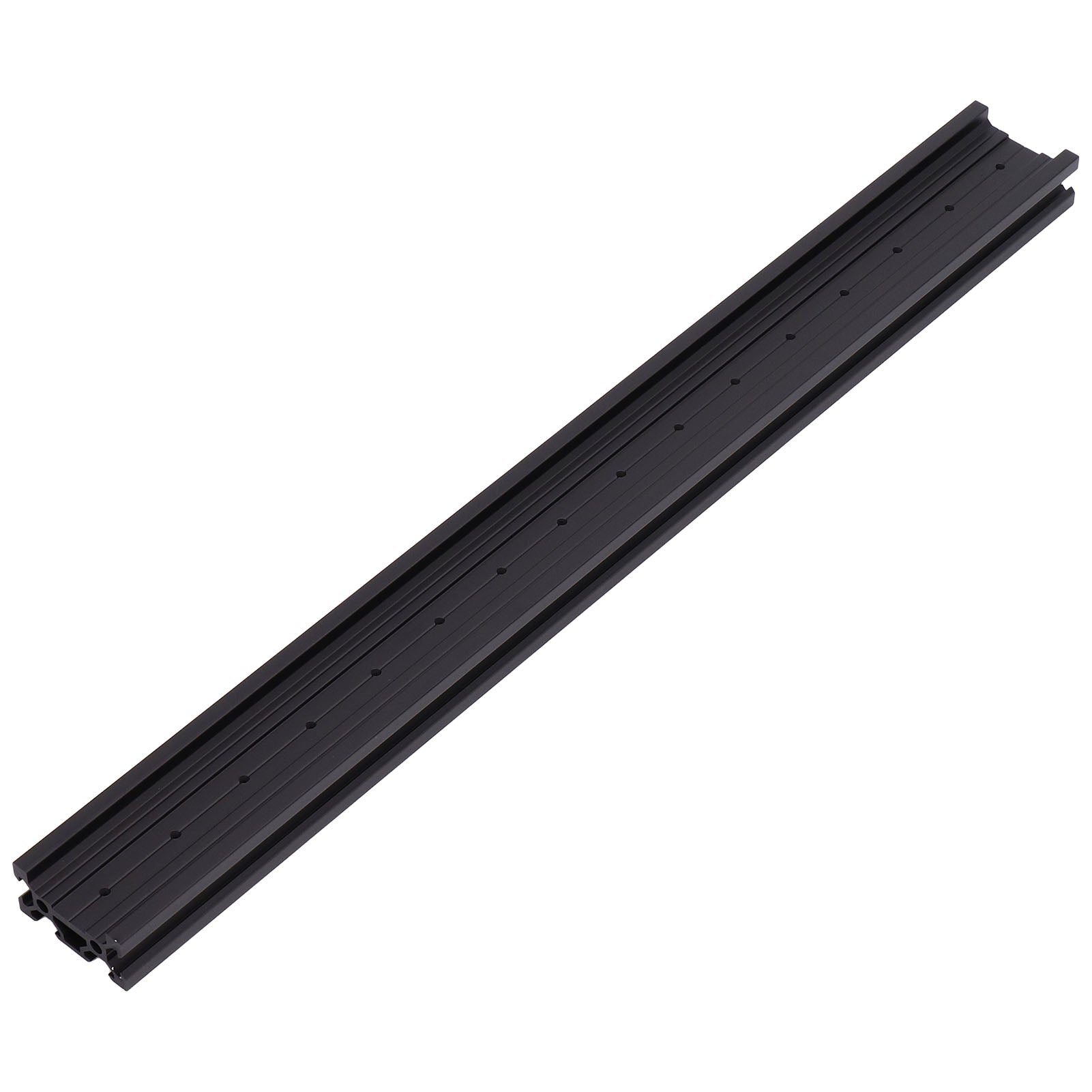 Linear Rail Slide Guide Aluminium Profiles V Slot Embeddable Black for Printing Engraving400mm / 15.75in