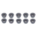 10 Pcs Lathe Carbide Blade Round Wood Turning Cutter High Precise Wear Proof CNC Milling Insert