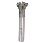 Milling Cutter Cemented Carbide 25mm Diameter 6 Flutes Dovetail Straight Shank for Lathe