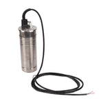 Submersible Deep Well Pump High Flow Solar Energy Stainless Steel Body Red Copper Coil Water Pump 1/2in 120W DC12V 10A