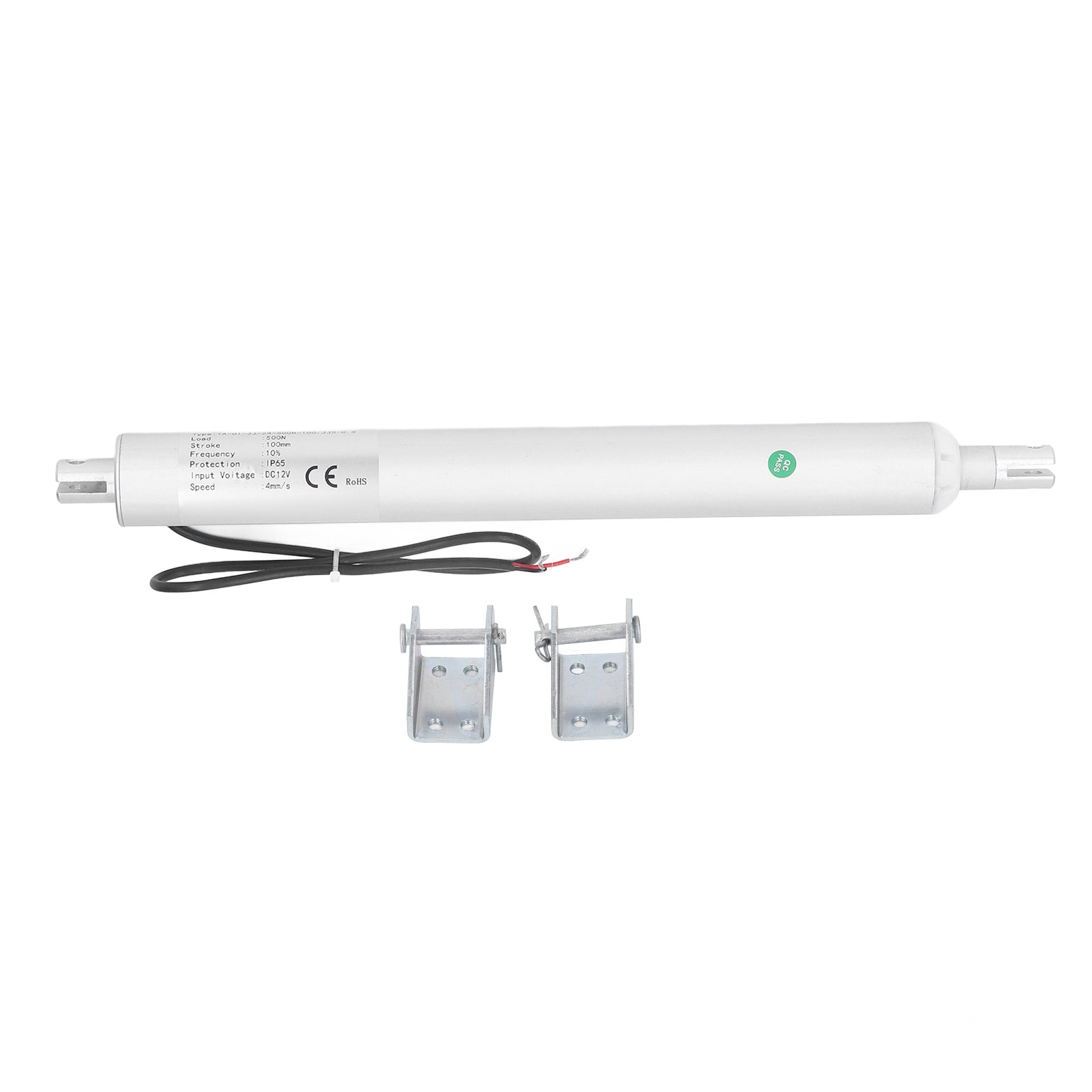 Pen Type Electric Actuator Mini Telescopic Linear Motion Actuator with Bracket 100mm Stroke DC12V