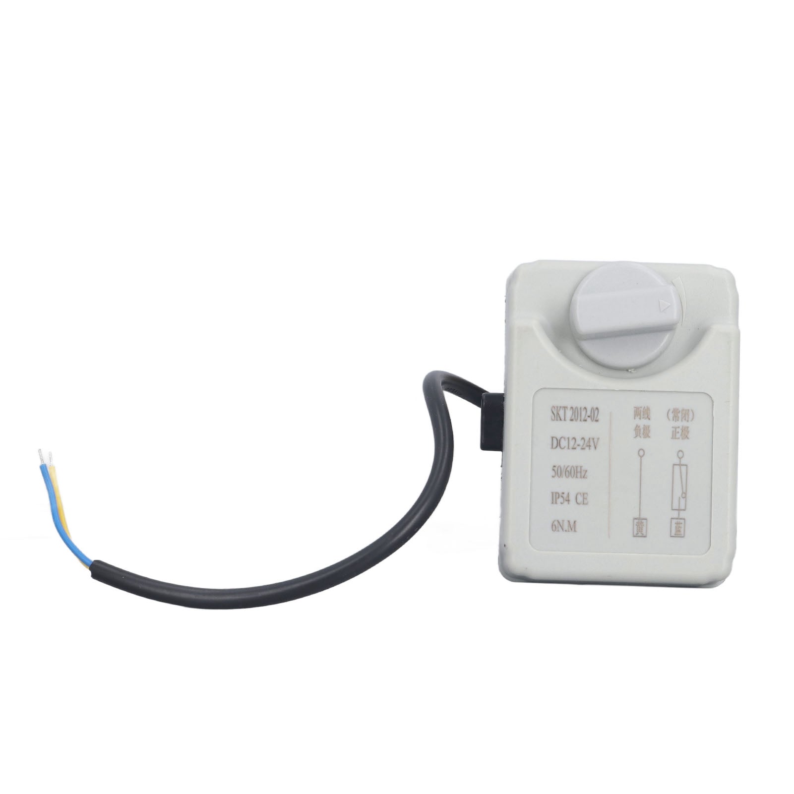 Motorized Ball Valve Manual Automatic 2 Wire 2 Way Normally Closed DN15 Electric Ball Valve DC12‑24V