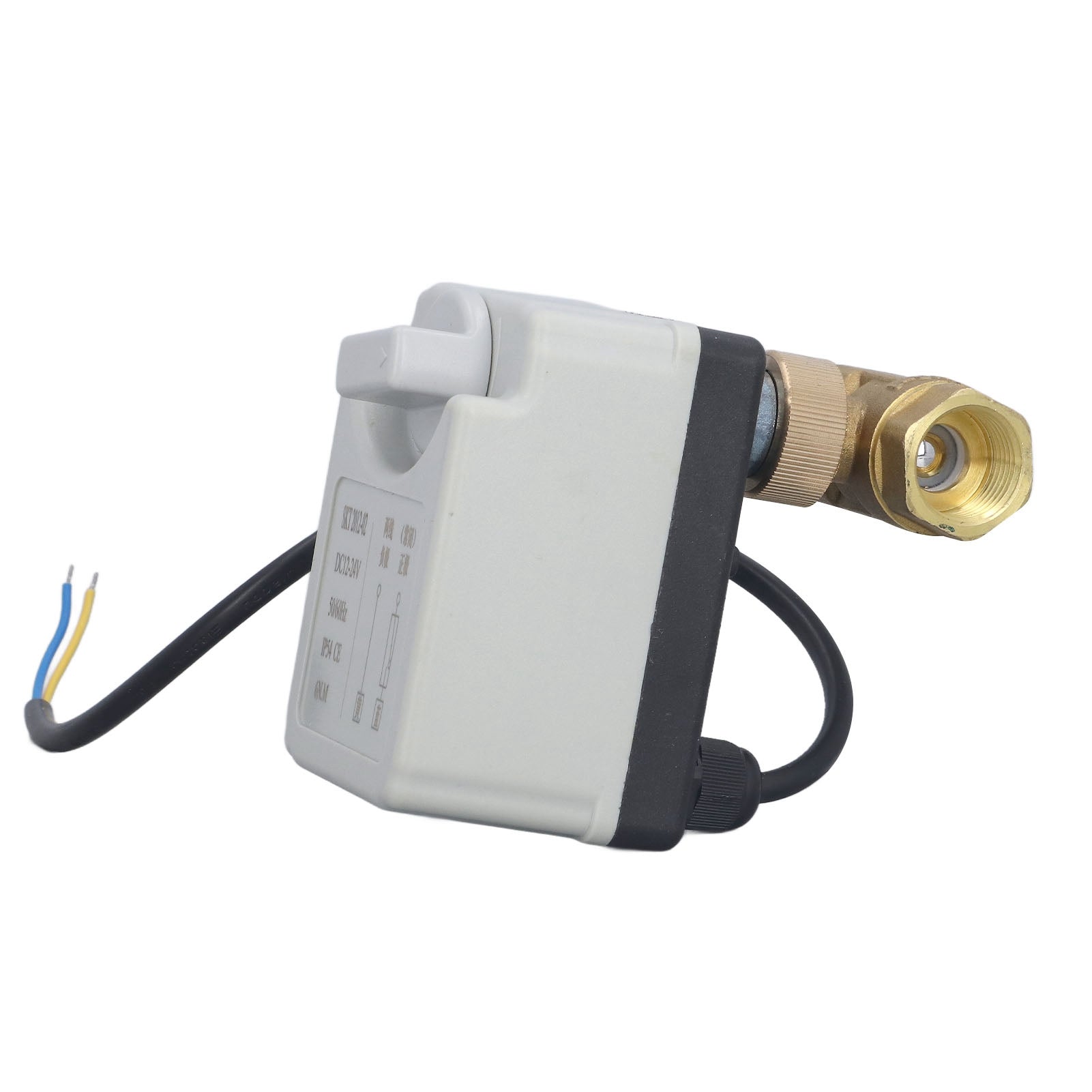 Motorized Ball Valve Manual Automatic 2 Wire 2 Way Normally Closed DN15 Electric Ball Valve DC12‑24V