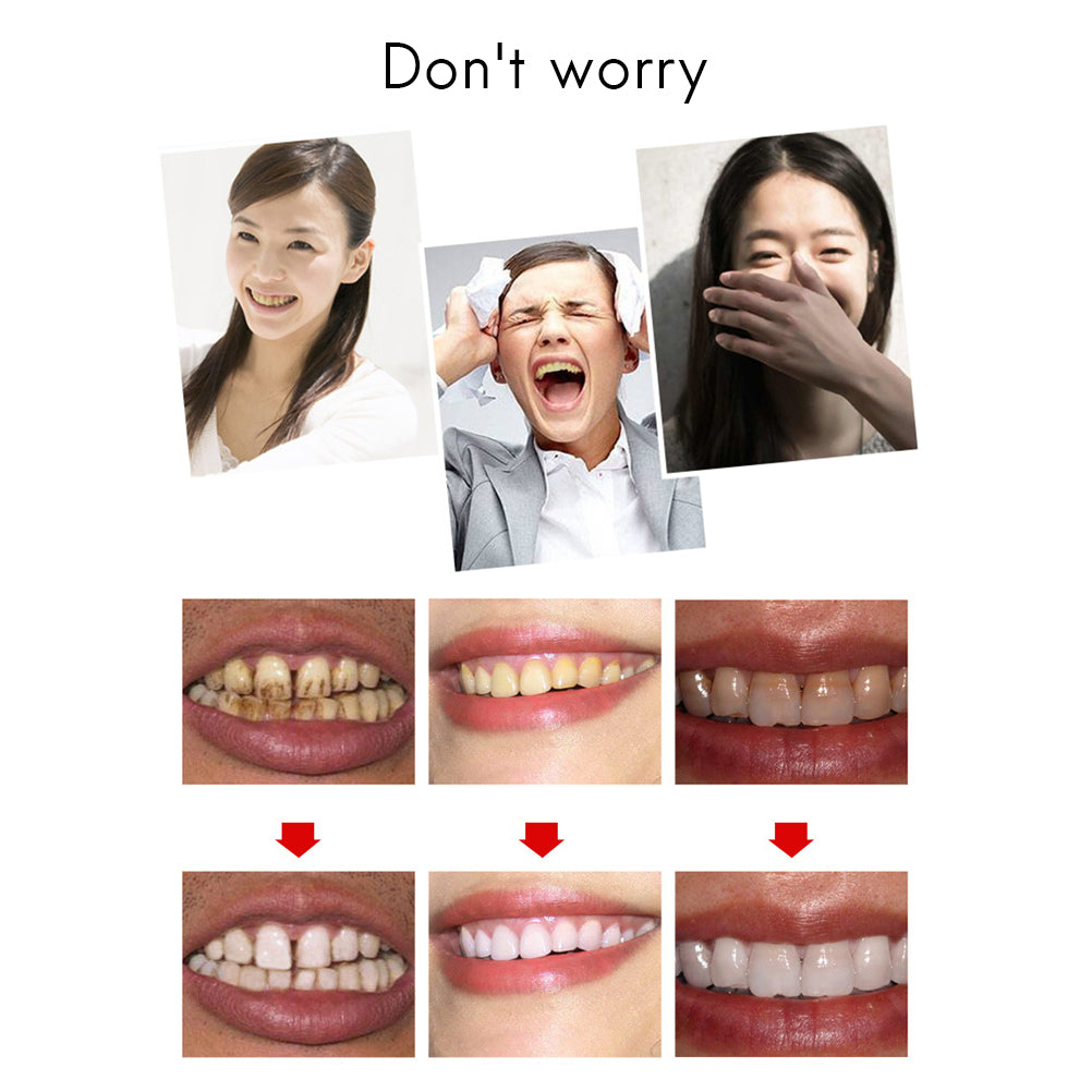 10ml Teeth Whitening Serum Powder Oral Hygiene Cleaning Serum Removal Tooth Bleaching Dental Tools