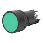 10PCs Plastic XB2 Flat Head Reset Control Button Switch 22mm  for Switching CircuitGreen EA131