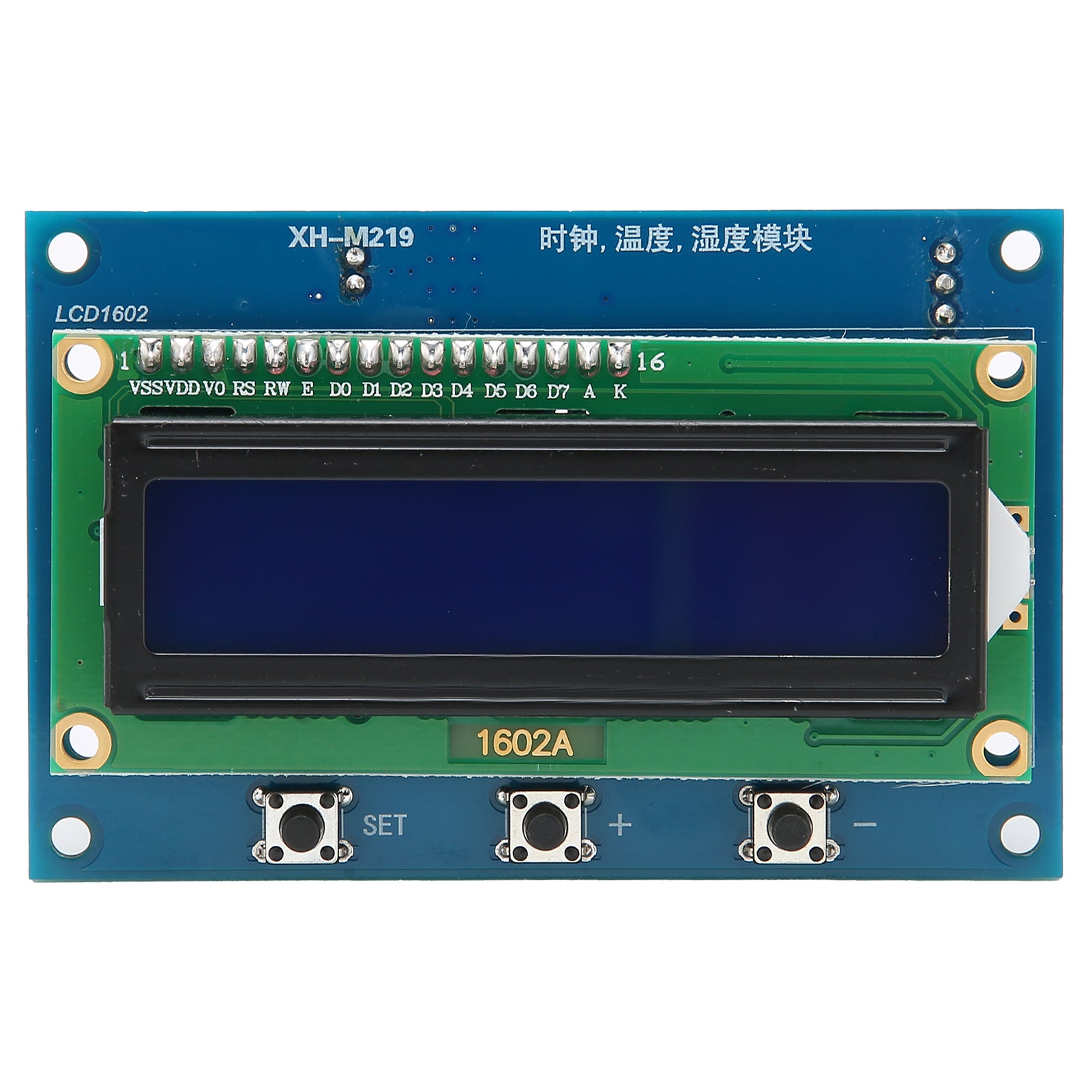 LCD Display Module Manual Timing Control Detect Serial Interface Adapter 1602 XHM219