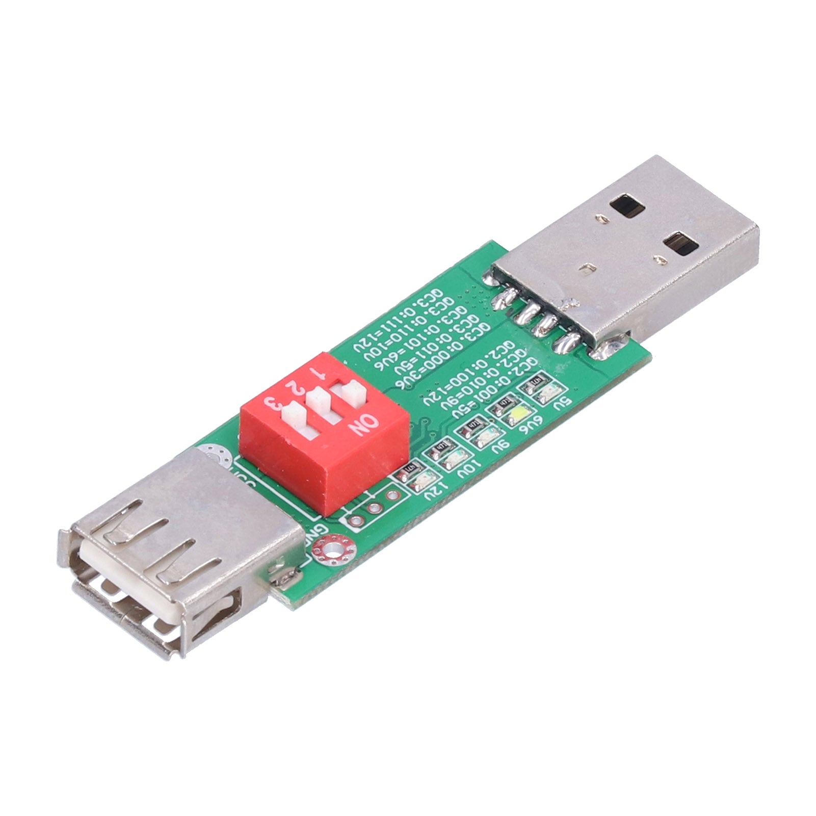 Test Board QC2.0 / QC3.0 Fast Charge Adapter Mobile Power Detection Module with Dial Switch