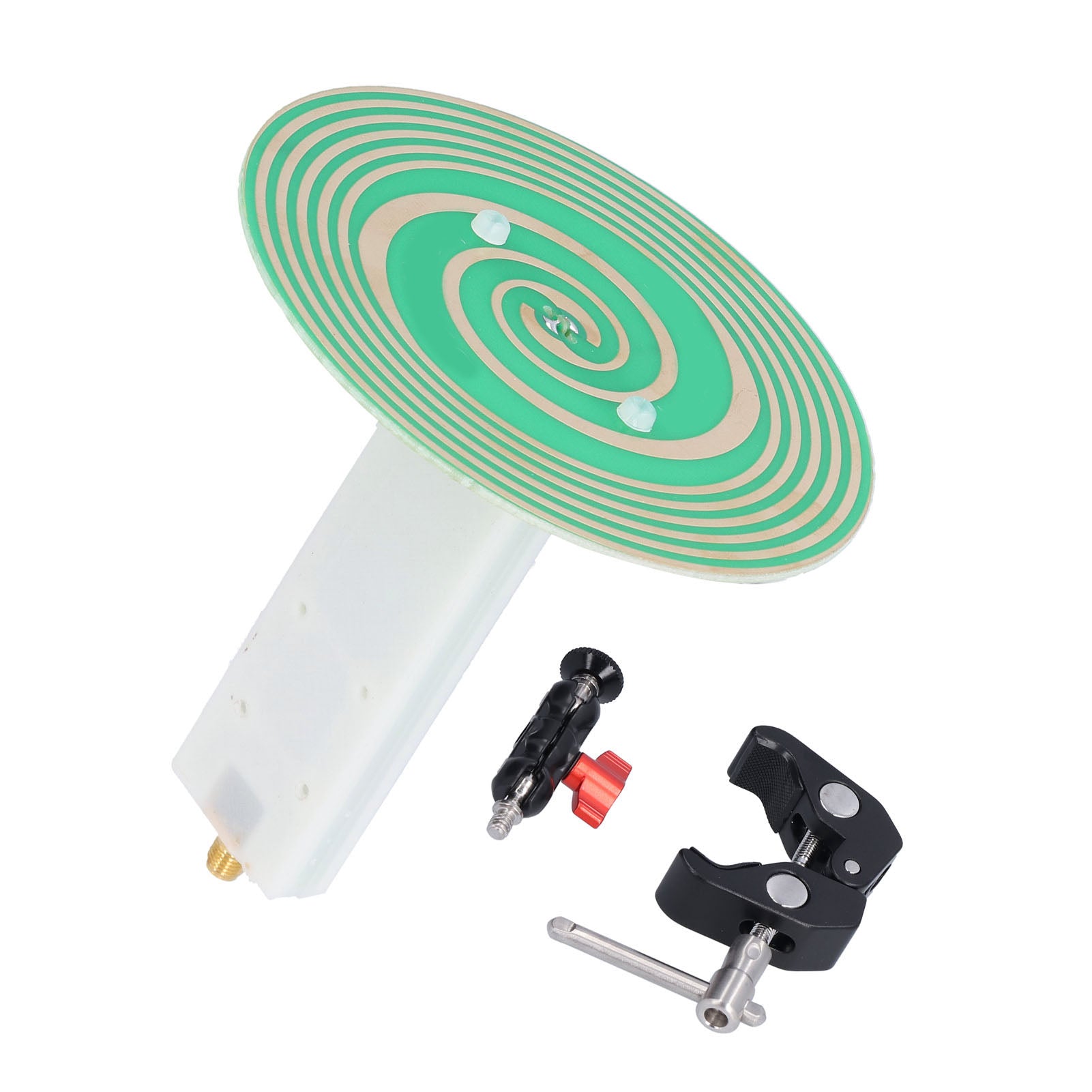 UWB Antenna Ultra Wideband Circularly Polarized 3dBi 900MHz‑7GHz R104 with Bracket