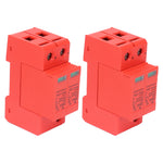 2Pcs SPD Protective Devices DC Photovoltaic Arrester 2P 40KA FXD1‑PV40