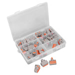 40Pcs Wire Conductor Connector Lever Splicing Terminal Set Kit for Socket Vehicle