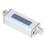 Mini Standing Wave Meter High Frequency SWR Shortwave Power Meter with Organic Light Emitting Diode Screen