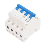 4P Miniature Circuit Breaker DIN Rail Mount Low Voltage Overload Protection Switch 400V 63A
