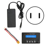 Battery Pack Balance Charger 60W Automatic Adjustment Digital Battery Balance Charger Discharger 100‑240V US Plug